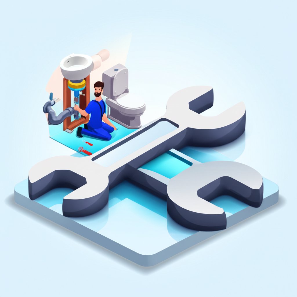 Top-rated East Lansing plumber working on residential plumbing system.